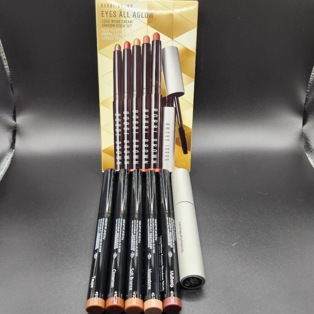 NIB Bobbi Brown Long Wear Cream Shadow Stick Set EYES ALL AGLOW